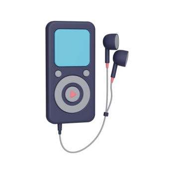 3d Music Player icon png