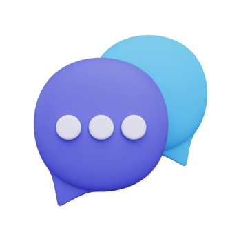 3d Message Bubble icon png
