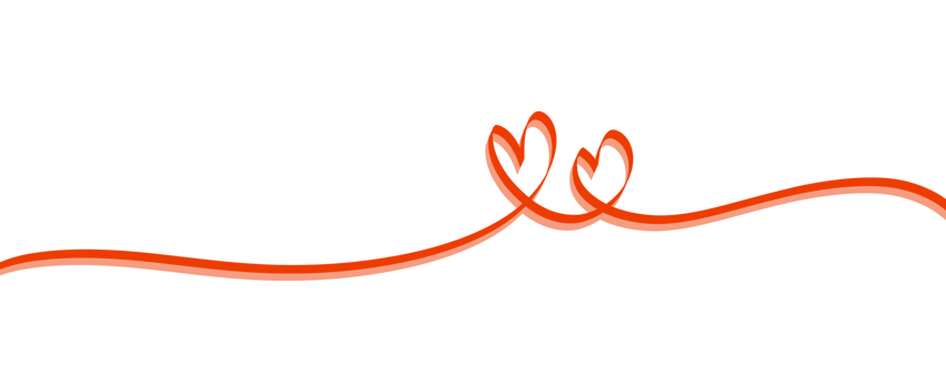Heart. Abstract love symbol. Continuous line art drawing illustration. Valentines day background banner. png
