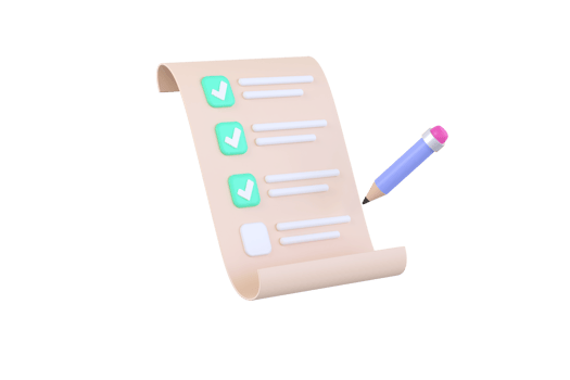 Document task management todo check list, work project plan concept, fast checklist, posting plan png