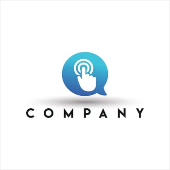 Talk Tech Logo. Click Logo vector