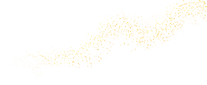 golden sparkling falling star. Stardust trail. Cosmic glittering wave. and glowing effect brightness wave fairy glamour magics illustration png