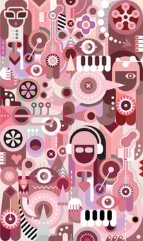 Musicians Vector illustration