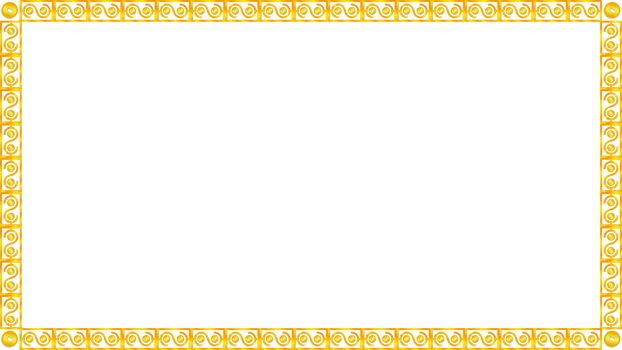 gold pattern with oriental asia elements frame. png