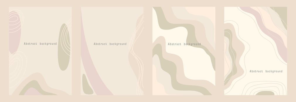 Abstract background with shapes and line art. Copy space for text. Vector illustration