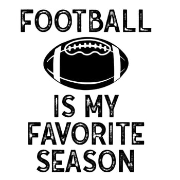Football is my favorite season vector