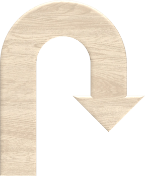 Blank Wooden Arrow png