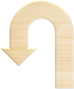 Blank Wooden Arrow png