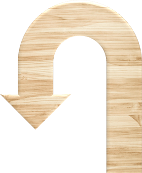 Blank Wooden Arrow png