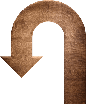 Blank Wooden Arrow png