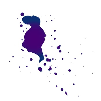 Color ink splashes. Grunge splatters. Abstract background. Grunge text banners vector