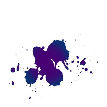 Color ink splashes. Grunge splatters. Abstract background. Grunge text banners vector