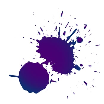 Color ink splashes. Grunge splatters. Abstract background. Grunge text banners vector