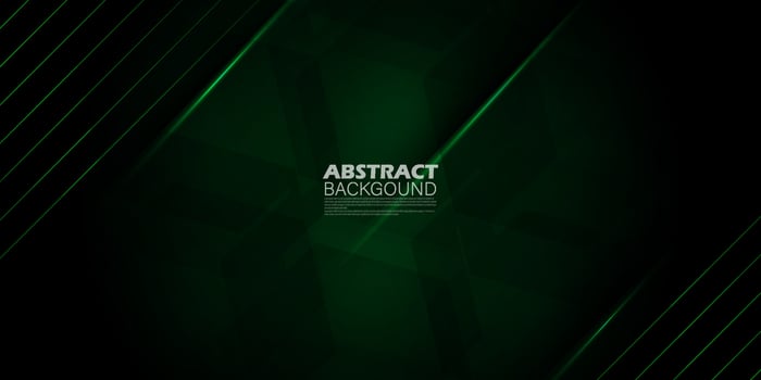 abstract green background with shadows and simple lines. looks 3d with additional light. suitable for posters, brochures, e sports and others. eps10 vector