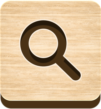Wooden Search Button, Wooden Icon png