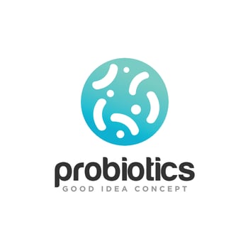 Bacteria Logo design Vector Template