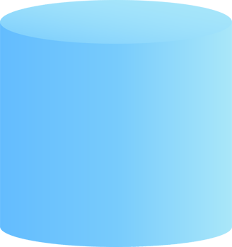 Blue Cylinder Podium, Cylinder Product Podium png