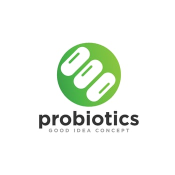 Bacteria Logo design Vector Template