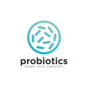 Bacteria Logo design Vector Template