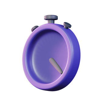stopwatch icon 3d design colorfull png