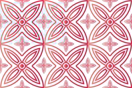abstract flower mandala pattern vector