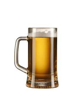 glass of beer isolated png