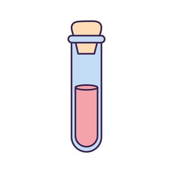 pink magic flask vector