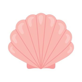 pink clam design vector