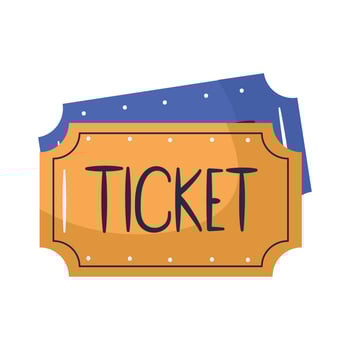 movie tickets design vector