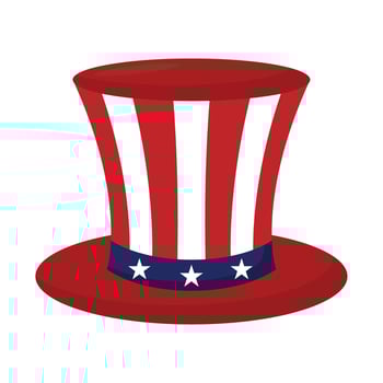usa top hat design vector