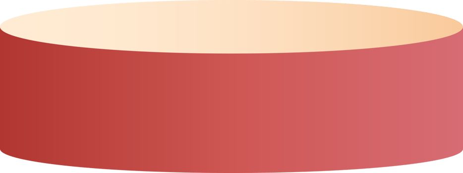 3D Podium, Red Round Podium png