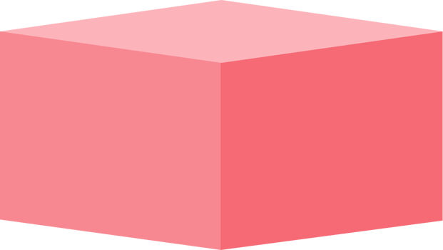 Red Square Podium, Cube Podium png