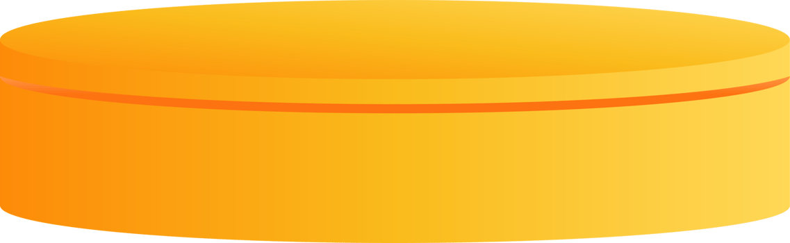 Yellow Podium For Product Presentation png