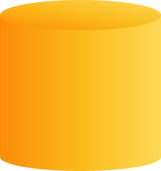 Yellow Cylinder Podium, Cylinder Product Podium png
