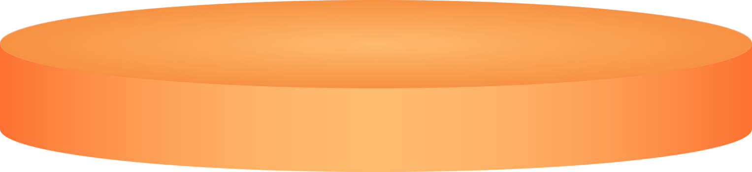 Orange Empty Podium For Product Display png