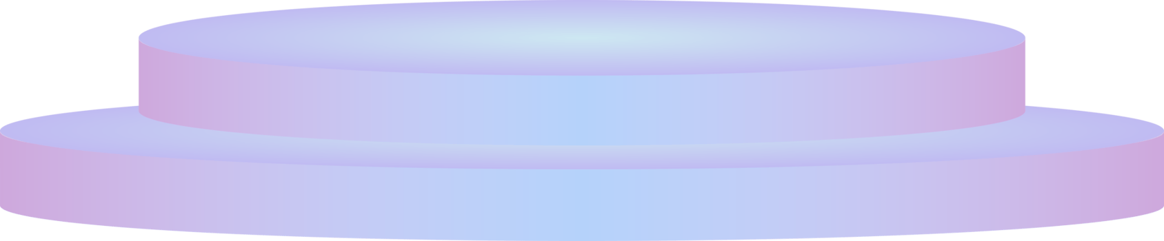 Round Gradient Stage Podium png