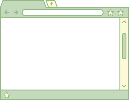 Green Cute UI Browser, Cute Web Browser png