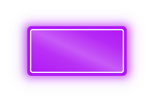 Neon Purple Rectangle Banner, Neon Rectangle png