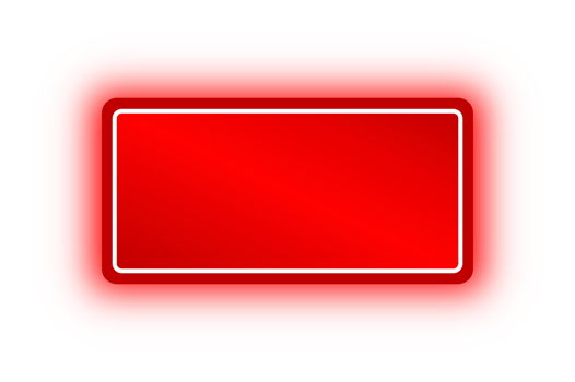 Neon Red Rectangle Banner, Neon Rectangle png