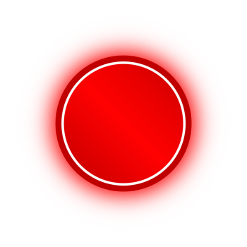 Neon Red Circle Banner, Neon Circle png