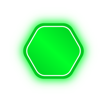Neon Green Hexagon Banner, Neon Hexagon png