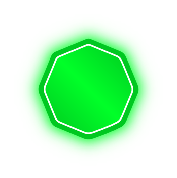 Neon Green Hexagon Banner, Neon Hexagon png