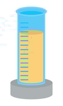 chemical flask experiment vector