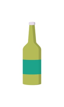 beer bottle drink vector