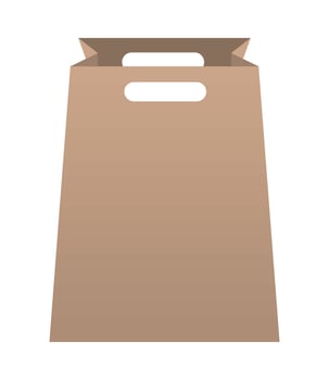 recycling shopping bag vector