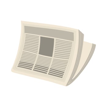 Newspaper vector icon