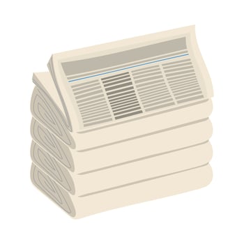 pile of Newspapers vector