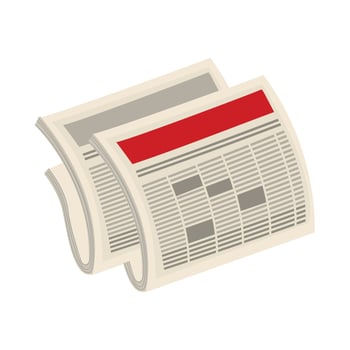 Newspaper paper journal vector