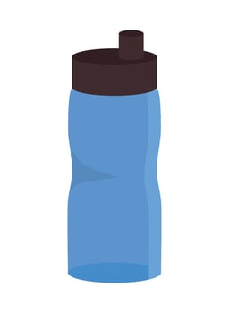 disposable water bottle vector