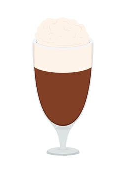 fresh coffee drink vector
